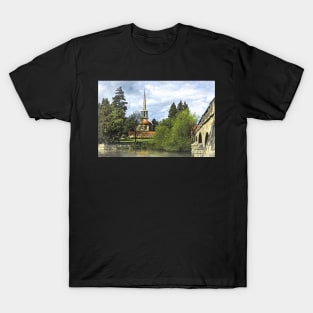 Church By The Thames At Wallingford T-Shirt